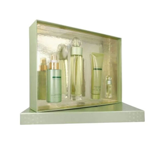 PERRY ELLIS RESERVE WOMEN (4PC) 3.4 OZ EDP / 4.2 OZ MIST / 3.0 OZ SG /  MINI